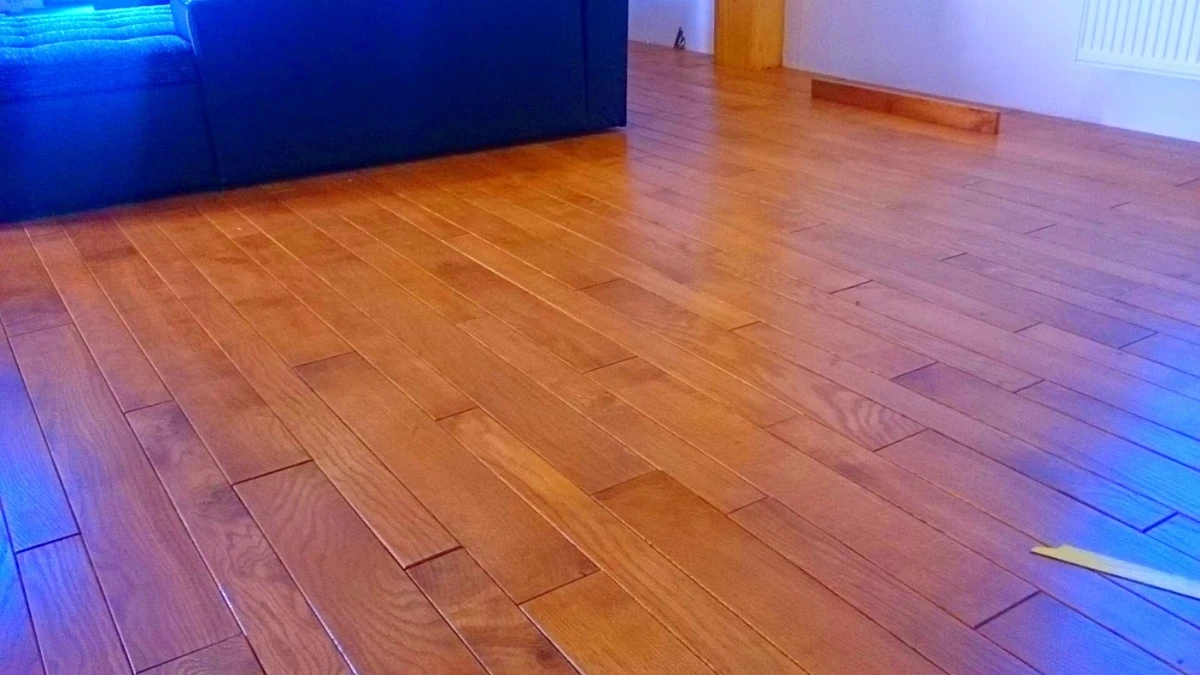 Nová dřevěná podlaha lakovaná